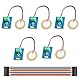 Youmile 5 Stück piezoelektrischer Keramik-Vibrationssensor Piezo 3.3 V / 5 V Modul Analog Controller Elektronische Komponenten liefert Sensor für Arduino mit Dupont-Kabel