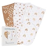 Photo Gallery comfy cubs coperta per bambini, coperta fasciante 0-3 mesi, essenziale per neonati, sacco nanna avvolgente, 100% cotone traspirante, bambino e ragazza, regolabile, confezione da 3 (arcobaleno Photo Gallery comfy cubs coperta per bambini, coperta fasciante 0-3 mesi, essenziale per neonati, sacco nanna avvolgente, 100% cotone traspirante, bambino e ragazza, regolabile, confezione da 3 (arcobaleno