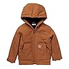 Carhartt Chaqueta de lona con capucha y cremallera para hombre