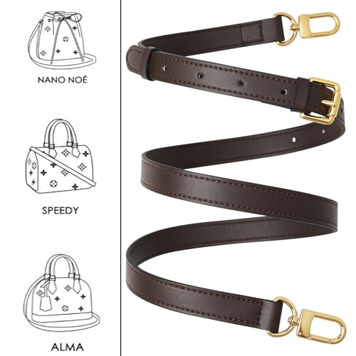 Genuine Vachetta Leather Crossbody Strap Genuine Leather Adjustable Replacement Strap for Shoulder Bag Handbag Purse4