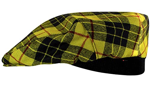 Casquette plate tartan MacLeod ajustable pour un maintien parfait sans serrer
