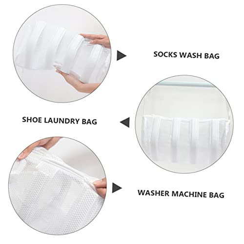 Poche à linge pour chaussures évite les chocs en machine 3x - 3