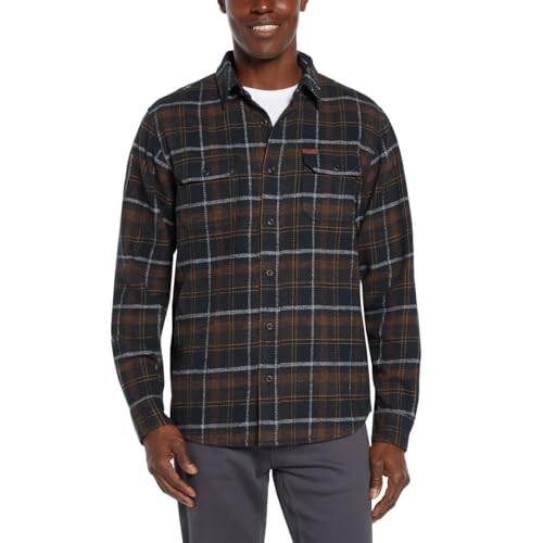 Orvis Men’s Spread Collar Flannel Shirt