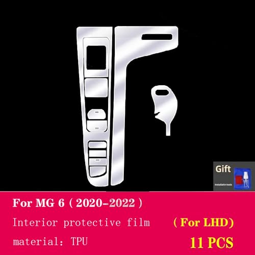 Film protecteur TPU intérieur voiture compatible avec MG 6 2020 2021 2022 2023 - 3