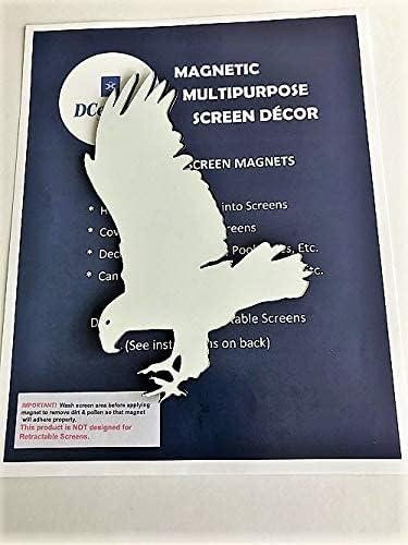 Miniatura 3 de Imán de pantalla flexible DCentral Eagle decoración de doble cara para pantallas no retráctiles, multiusos, ayuda a dejar de caminar en pantallas,