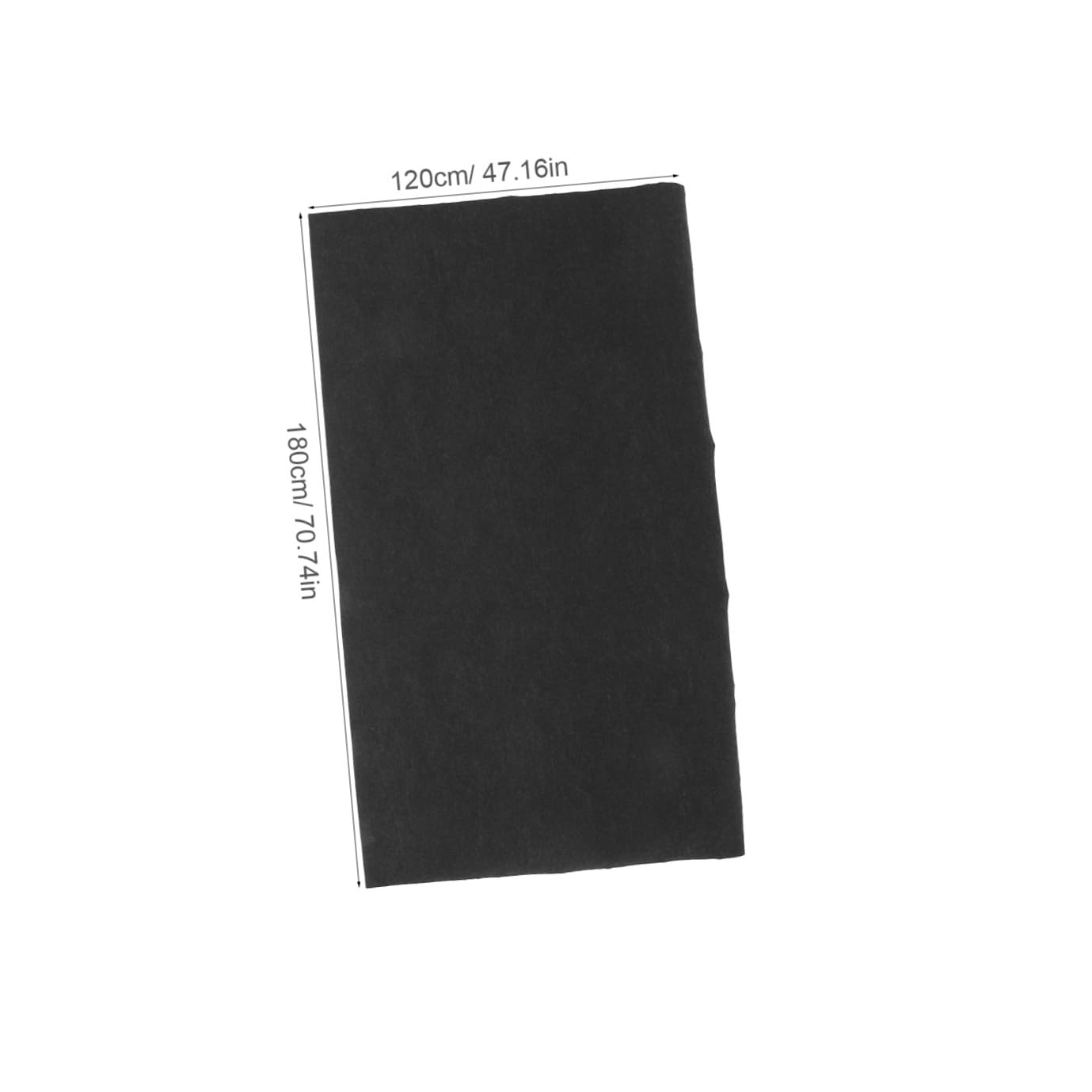 ULTECHNOVO Tapis de Garage en Feutre, Absorbant L’Eau, Antidérapant, Prévention des Fuites D’Huile, pour Garage et Abri, Sol Noir