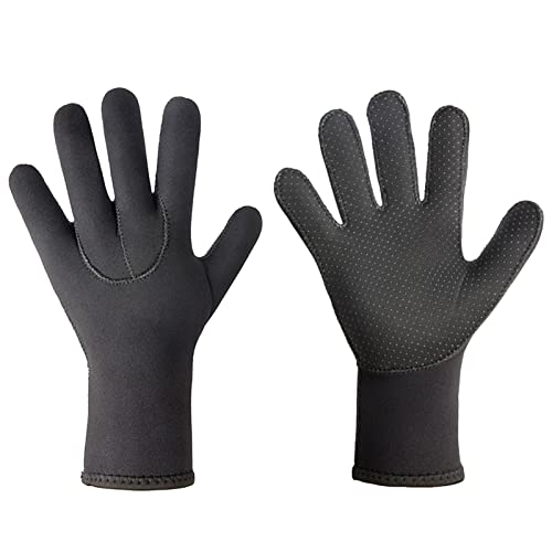 Shurhome 3mm Neoprene Diving Gloves Men Women Swimming Gloves Warm Wetsuit Gloves for Surfing Snorkeling Hunting