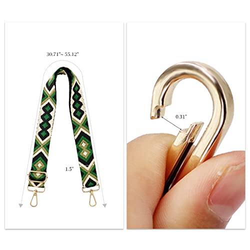 Image of TANOSII Wide Purse Strap Adjustable Replacement Shoulder Crossbody Strap Handbag Strap