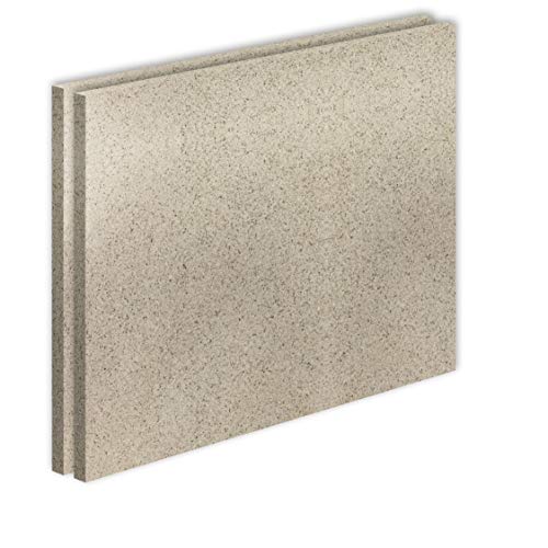 Vermiculite Platte Schamott-Ersatz SF600 30mm 800x600mm x 2