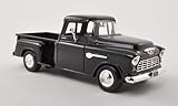 chevrolet pickup 1955 wikipedia  Chevrolet 5100 Stepside Pick Up, schwarz, 1955, Modellauto, Fertigmodell, Motormax 1:24