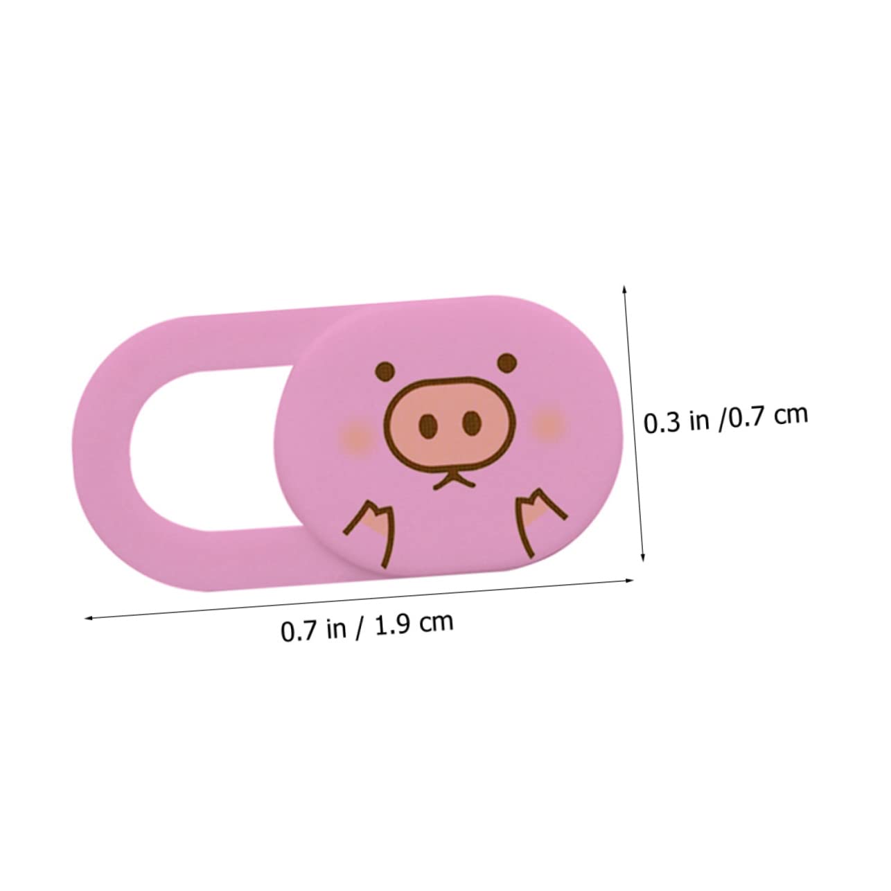 Cubierta Protectora Deslizante de Cámara Web Abs Rosa 3 Piezas | Portátil y Móvil, Ultrafina, Fácil de Aplicar y Retirar, Paquete de 3 Unidades