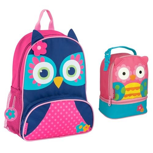 Stephen Joseph Sidekick Owl Backpack and Lunch Pal