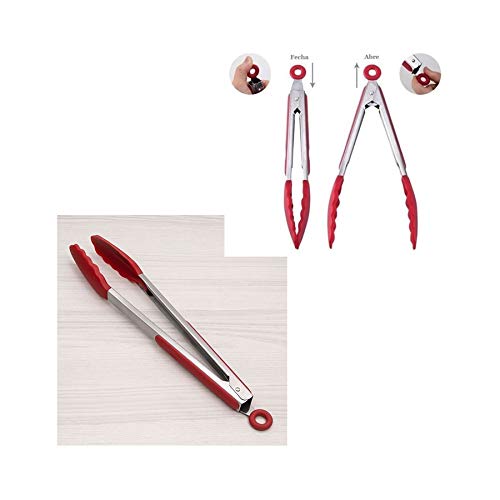 Pegador Universal Em Silicone Vermelho 27 cm