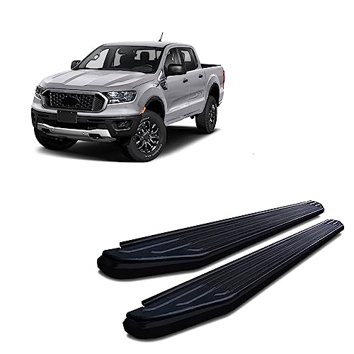 Estribos Black Horse Peerless Running Boards Negro miniatura 1