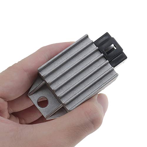 OTOTEC Spannungsregler, Gleichrichter, 12 V, 4-polig, kompatibel mit GY6-Motor, 50 cc, 125 cc, 150 cc, Moped, Roller, ATVs, Gokarts Buggy, Dirt Bikes