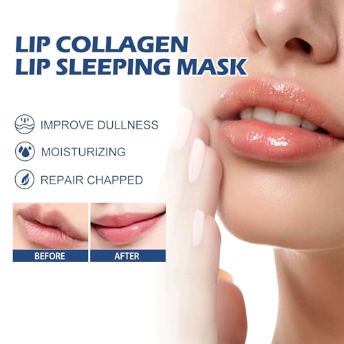 16pcs Collagen Crystal Lip Mask Set,Moisturizing & Nourishing Lip Sleep Mask,Anti Wrinkle Patches,Hydrating Lip Balm Exfoliate Skin,Lip Sleeping Mask for Chapped Lips,Lip Care Set Reduces Lip Lines - Image 4