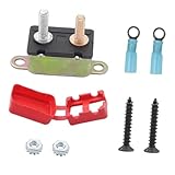 Healvian 6 Unidades Interruptor de Circuito de Reinicio Automático 12v 30A para Batería y Vehículos con Carcasa Protectora y Tornillos de Instalación Adecuado para Coches Camiones