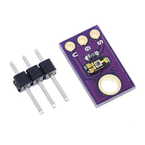 Youmile 5 Stück TEMT6000 Lichtsensormodul Umgebungslicht Analoges Lichtintensitätserkennungsmodul Sichtbarer Lichtsensor für Arduino mit Dupont Kabel