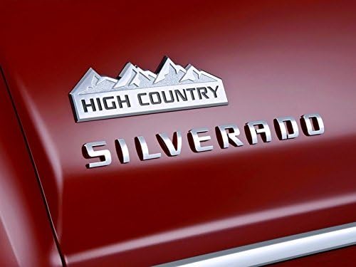 Miniatura 3 de Yoaoo 1 placa de identificación cromada para puerta trasera 3D, compatible con Silverado 1500 2500Hd Sierra 3500Hd OEM brillante