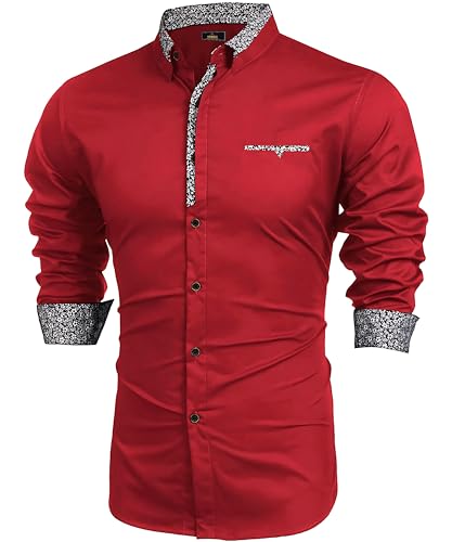Image of Mens Shirt | Black Cotton Blend Casual | Regular Fit | Full Sleeve | Printed Spread Collar | Solid Plain Style | Summer Office Wear | Stylish Shirt for Men