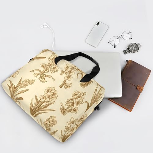 Maletín para portátil ALAZA con patrón floral, 13-15.6 pulg miniatura 6