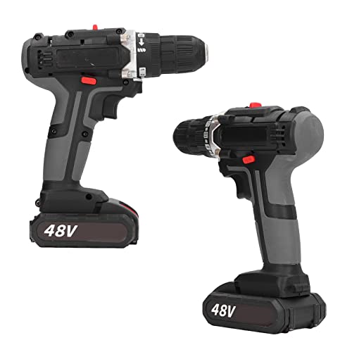 Schlagschrauber, tragbar 27-70 Nm AC 100-240 V Akku-Handbohrer-Set mit 2 Lithium-Batterien für Aluminium für rostige Schrauben(EU-Stecker) – Bild 5