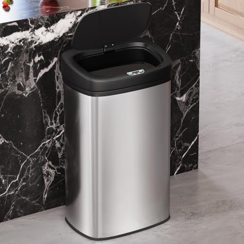 Caneca de Basura Sensor de Movimiento 22 Galones Acero Inoxidable