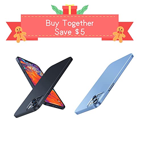 TORRAS Slim Fit for iPhone 14 Case/iPhone 13 Case, Ultra-Thin Sturdy Protective Cover with Anti-Scratch & No Fingerprint Hard Plastic Super Slim Phone Case for iPhone 14/13 (6.1")