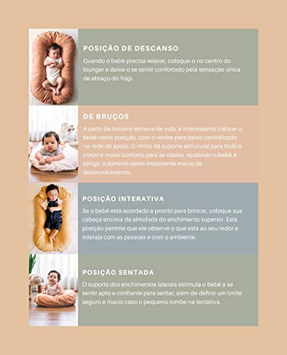 Kit Ninho Branco Cupuaçu - Redutor e sensorial, YogiBaby o ninho que abraça seu bebê