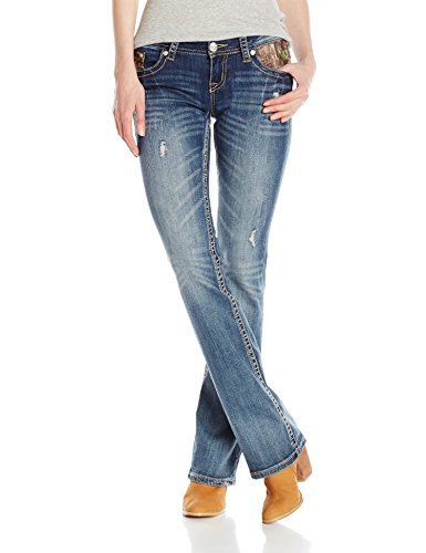 Snow Camo Boot Cut Jeans 
