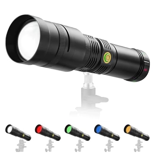 WELLMAKING 35W LED Photography Flashlight