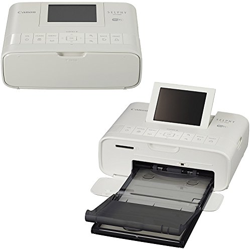 Herofiber Canon Selphy Cp1300 Wireless Compact Photo Printer (White) + Canon Kp-108In Color Ink Paper Set (Produces Up To 108 Of 4 X 6 Prints) + Usb Printer Cable Ultra Gentle Cleaning Cloth #TOP1
