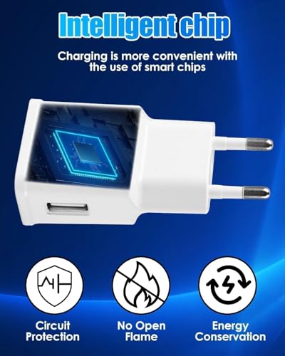 Chargeur rapide USB C pour Samsung Galaxy A16 5g A15 A14 A13 A05s A20 A23 A25 A33 A35 A40 A50 A55 A54 S22 S21 S20 S10 S9 Téléphone portable Tablette 15W Câble de charge rapide Adaptateur d'alimentatio – Image 5