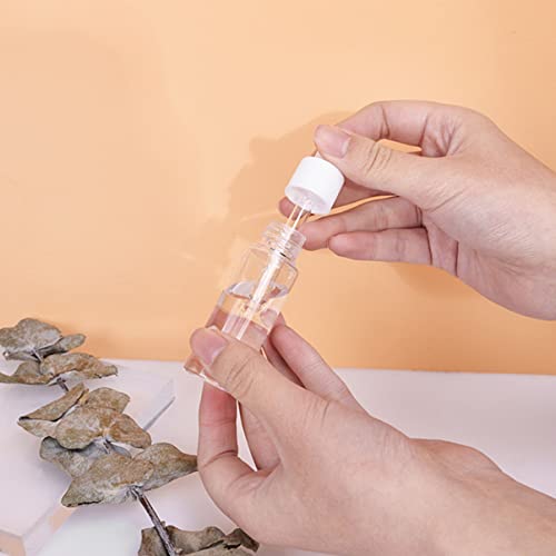 SEWACC Laboratório de 4 Peças Com Conta-Gotas Aromaterapia Transparente Viagem Recipientes Essenciai