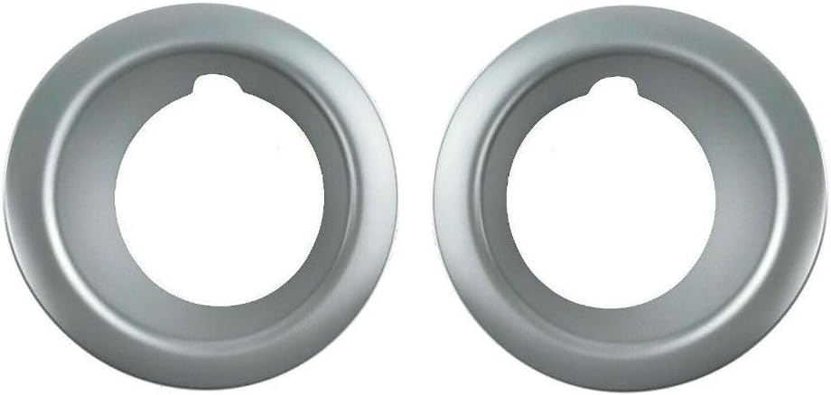Light Cover Front Bumper Fog Lamp Trim Bezel Set by for Land Rover for Rover Sport HSE/Supercharged 2006-2009