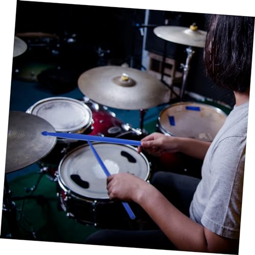 Toddmomy 1 par de baquetas de nailon para instrumentos de percusión, ligeras y para práctica, mazuelos para bateristas, marimbas y tambores de lengua miniatura 6