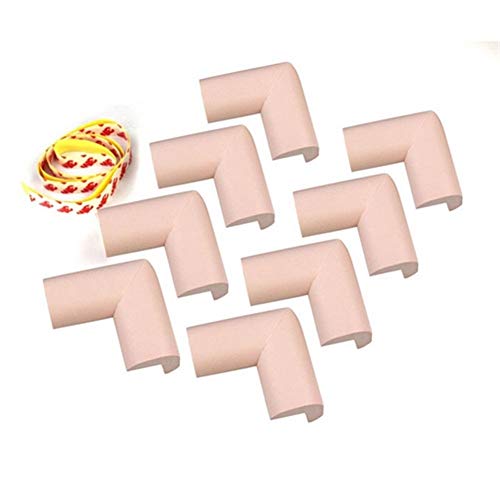 VAK 8 Pcs Baby Kid Safety Table Edge Corner Guard, Table Desk Corner Protector Soft Security Cushion, Furniture Protection Anti-crash Security