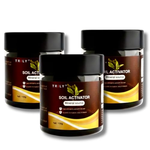 Image of Soil Activated Treasure Plant Growth Booster | Improves Soil Quality & Root Support | Suitable for Indoor & Outdoor Plants | for Pots, Gardens & Home Plants | Easy to Use 100g (PACK OF 3)