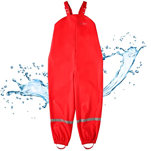 BMS® rain Pants for Children, mud Pants, 100% Waterproof, Skin-Friendly and softskin, Oeko-Tex, Durable for Girls and Boys