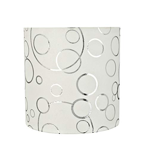 Aspen Creative Corporation 31234A Transitional Drum (Cylinder) Shape Spider Construction Lamp Shade In White thumb #1