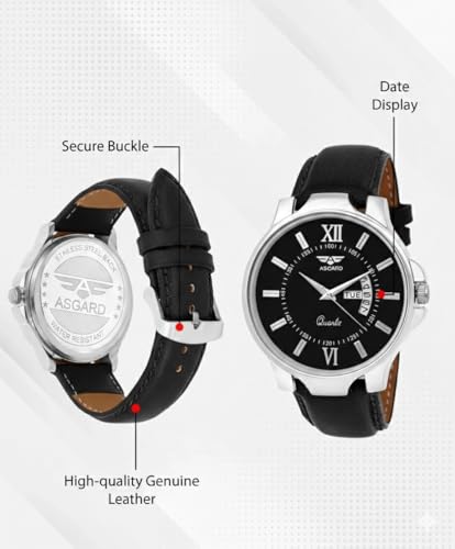 Image of ASGARD Men's Quartz Watch, with Day and Date