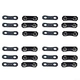 Lot de 12 maillons de chaîne de tronçonneuse - Pas de 0,050 - Calibre 0,050 - Pour travaux de réparation de chaîne sur barres de guidage standard et pignons d'entraînement