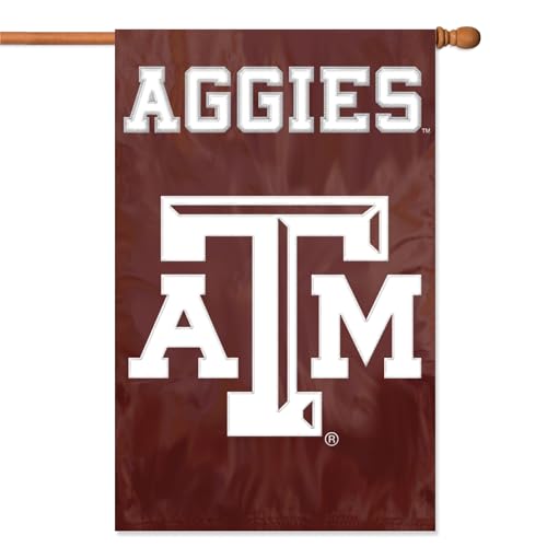 Party Animal NCAA Team Flag, Double-Sided, Texas A&M Aggies