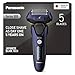 Panasonic Series 800 ES-LV67 , 5-Blade Wet & Dry Electric Shaver For Men, Rechargeable, Responsive Beard Sensor, Multi-Flex 16D Head, Navy and Black
