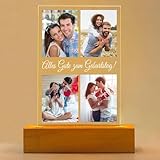 Kasofong Personalisierte Geburtstagsgeschenk für Frauen, Personalisierte Bilderrahmen mit Foto, Personalisierter Bilderrahmen mit Bild, Personalisierte Weihnachts Geschenke für Frauen und Freundin
