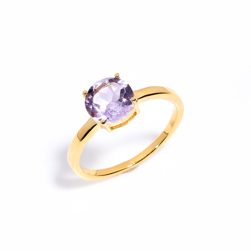 Bague de fiançailles améthyste rose, le cadeau romantique idéal pour elle