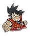 Dragon Ball Super- Broche en métal émaillé Goku, Métal, Sans pierre précieuse