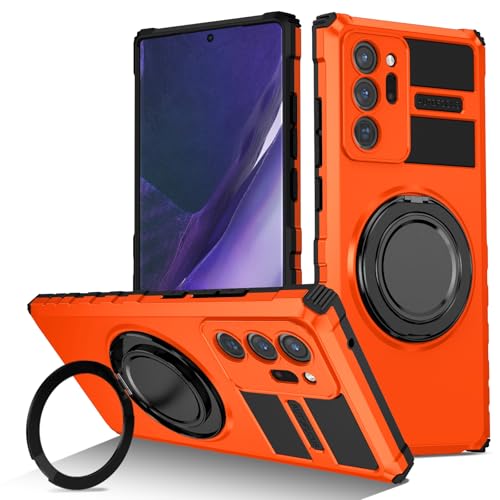 Coque Samsung Note 20 Ultra antichoc militaire silicone premium orange
