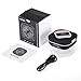 AGPTEK Bluetooth Shower Speaker Radio with LED Screen, Portable Wireless Speaker with Redial Last Call and Handsfree Function for Bathroom, Pool, Car, Beach,Black