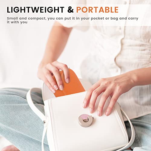 Molshine Hard Shell Leather Sunglasses Case,Classic Large Glasses Case For Women Men,Sunglass Eyeglasses (Orange) #TOP6